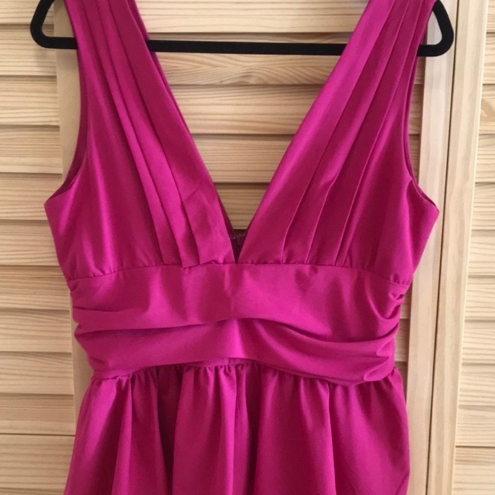 Petal Roz Fuchsia Sleeveless Dress